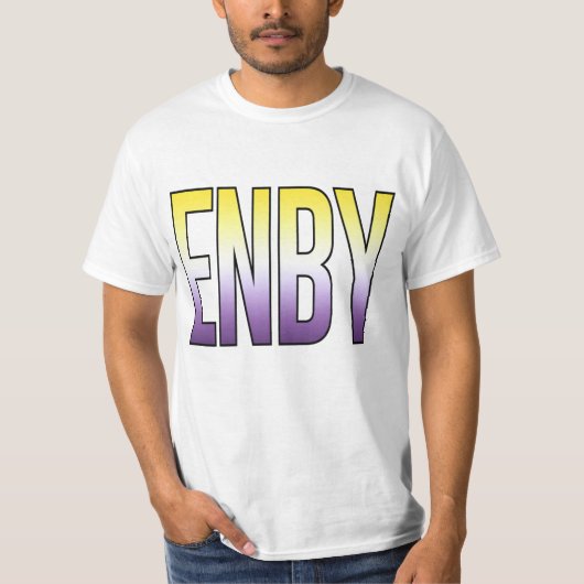 ENBY - Non-binair T-shirt (Voorkant)