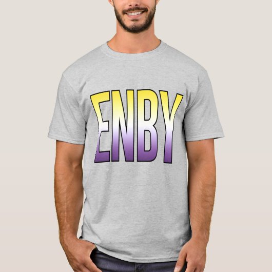 ENBY - Non-binair T-shirt (Voorkant)
