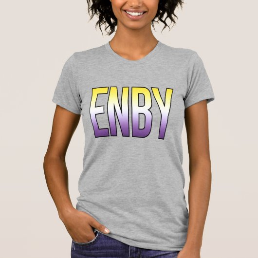 ENBY - Non-binair T-shirt (Voorkant)