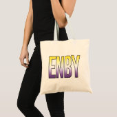 ENBY - Non-binair Tote Bag (Voorkant (product))