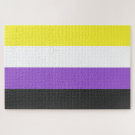 Enby (Non-binaire Pride) vlag Legpuzzel