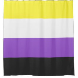 Enby (Non-binary Pride) vlag Douchegordijn