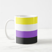Enby (Non-binary Pride) vlag Koffiemok (Links)