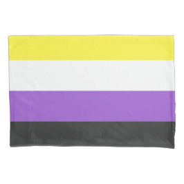 Enby (Non-binary Pride) vlag Kussensloop