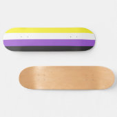 Enby (Non-binary Pride) vlag Persoonlijk Skateboard (Horizontaal)