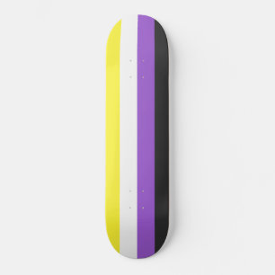 Enby (Non-binary Pride) vlag Persoonlijk Skateboard