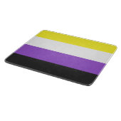 Enby (Non-binary Pride) vlag Snijplank (Hoek)