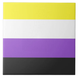 Enby (Non-binary Pride) vlag Tegeltje
