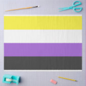 Enby (Non-binary Pride) vlag Tissuepapier (Craft)