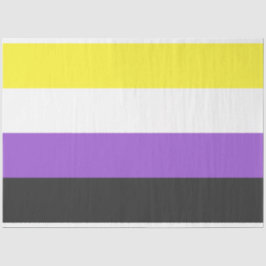 Enby (Non-binary Pride) vlag Tissuepapier