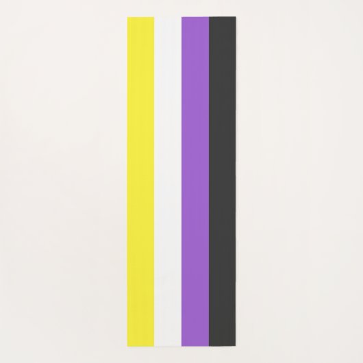 Enby Pride (Nonbinary vlag) Yogamat (Achterkant)