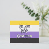 Enby we zijn... briefkaart (Staand voorkant)