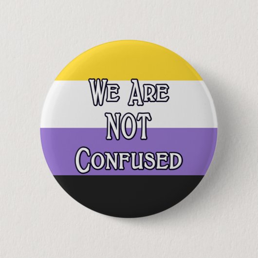 Enby Wij zijn... Ronde Button 5,7 Cm (Voorkant)