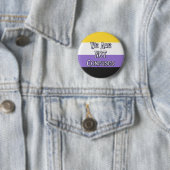 Enby Wij zijn... Ronde Button 5,7 Cm (In situ)