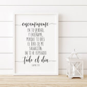 Encamíname En Tu Verdad, Y Enséñame. Salmos 25:5 Poster