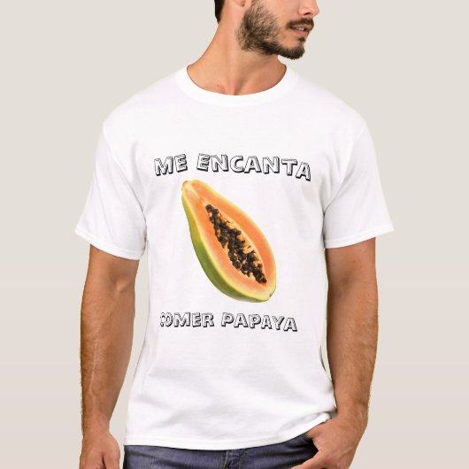 Encanta Papaya T-shirt (Voorkant)