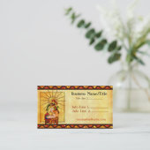 Encantador De Serpientes AZTEC TRADING POST TATTOO Visitekaartje (Staand voorkant)