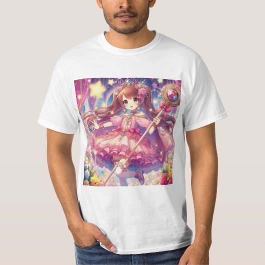 Encanto mágico: bruja estilo anime t-shirt (Voorkant)