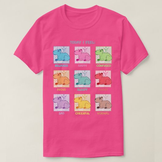 Encanto The many Moods of Chispi the Capybara T-shirt (Design voorkant)