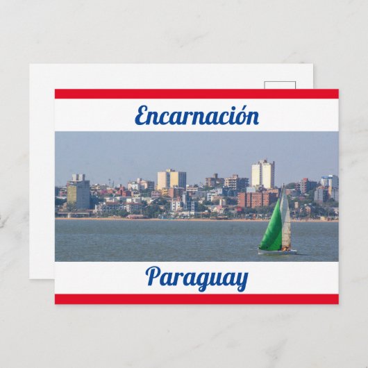 Encarnación, Paraguay Briefkaart (Voorkant / Achterkant)