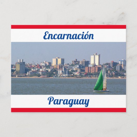 Encarnación, Paraguay Briefkaart (Voorkant)