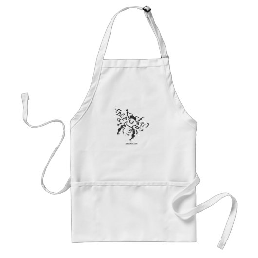Encausticamp Bee apron Standaard Schort (Voorkant)