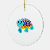 Encaustisch schilderen schildpad Kopie Keramisch Ornament (Links)