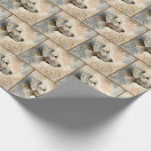 Encaustisch schilderij van Golden Retriever Cadeaupapier (Hoek)