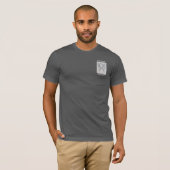 Encefalitis Silver Awareness Ribbon Angel T-shirt (Voorkant volledig)