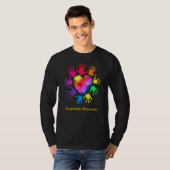 Encefalitisbewustzijn Handen Encefalitis T-shirt (Voorkant volledig)