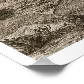 Enceladus begraven onder de berg Etna, 1731 (engr Poster (Hoek)