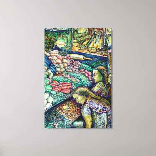 Enceladus Canvas Afdruk (Voorkant)