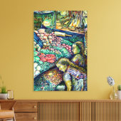 Enceladus Canvas Afdruk (Insitu (Woonkamer))