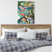 Enceladus Canvas Afdruk (Insitu (Slaapkamer))