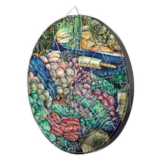 Enceladus Dartbord (Voorkant Rechts)