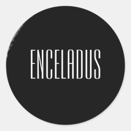 Enceladus' geisers ronde sticker