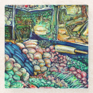 Enceladus Glazen Onderzetter