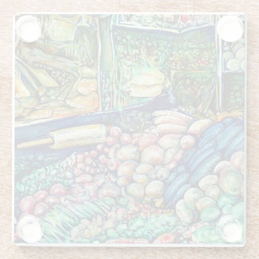 Enceladus Glazen Onderzetter (Achterkant)