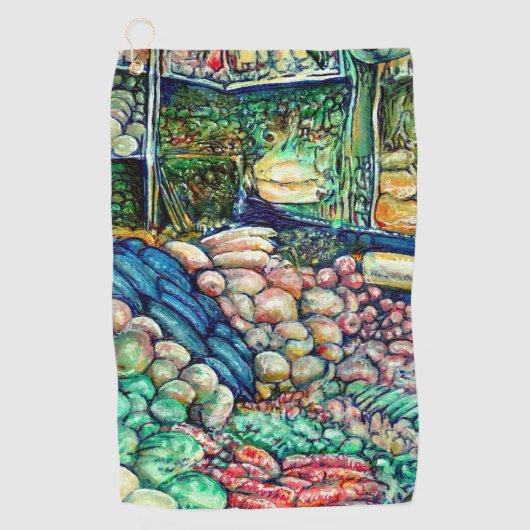 Enceladus Golfhanddoek (Voorkant)