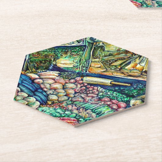 Enceladus Kartonnen Onderzetters (Schuin)