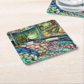 Enceladus Kartonnen Onderzetters (Schuin)