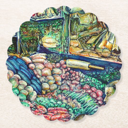 Enceladus Kartonnen Onderzetters (Voorkant)