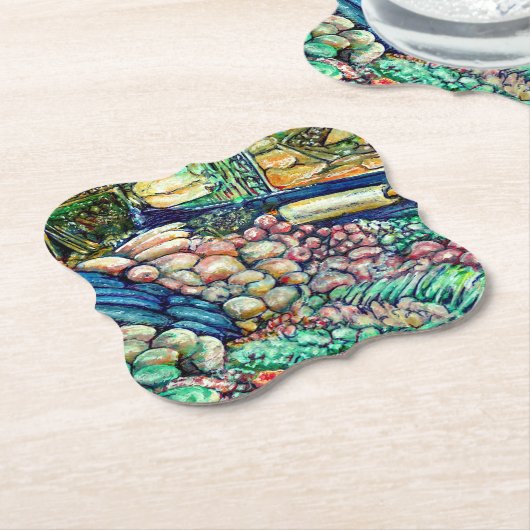 Enceladus Kartonnen Onderzetters (Gekanteld)