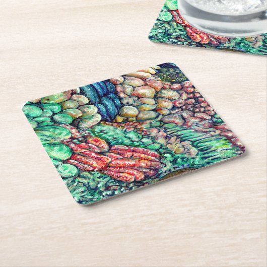 Enceladus Kartonnen Onderzetters (Schuin)