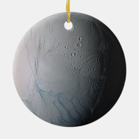 Enceladus Keramisch Ornament (Achterkant)
