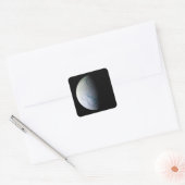 Enceladus maan Saturnus astronomie universum teles Vierkante Sticker (Envelop)