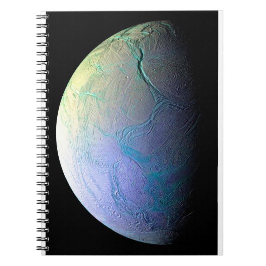 Enceladus Moon of Saturn Notitieboek (Voorkant)