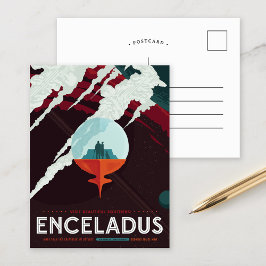 Enceladus | NASA Visies van de Toekomst Briefkaart