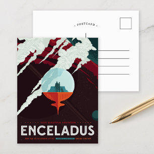 Enceladus   NASA Visies van de Toekomst Briefkaart