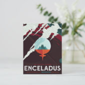 Enceladus | NASA Visies van de Toekomst Briefkaart (Staand voorkant)